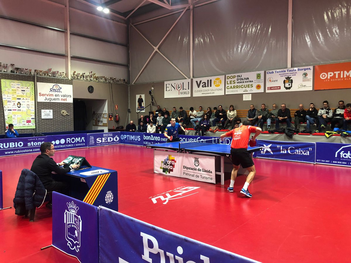 fcttcat's tweet photo. 🏓🏆 El @cttborges s’imposa al @cttolot per 4-1 en el derbi català de la jornada a la Superdivisió masculina 

#tennistaula #tennistaulacatalà https://t.co/zT3M15Ys31