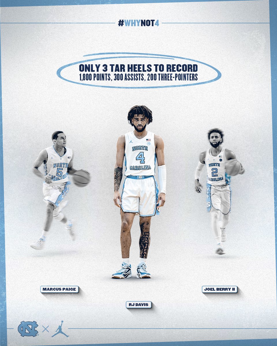 UNC_Basketball's tweet photo. The climb continues 📈

#WhyNot4 | @ariidavis_ https://t.co/xB9KTpAb0C