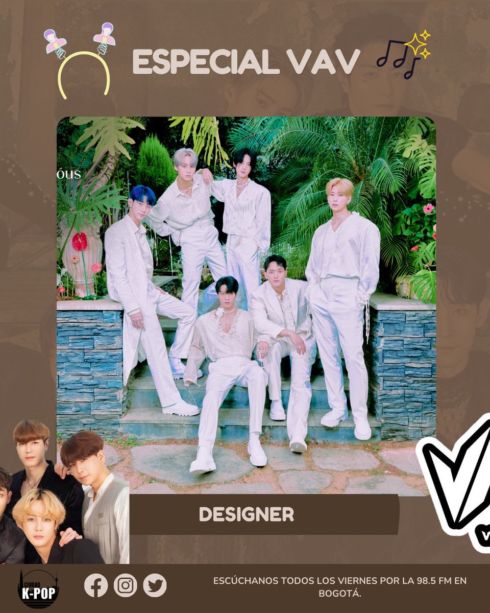 CiudadKpop's tweet photo. 💙 ESPECIAL VAV 💙 

Hoy celebramos el 7 aniversario de estos increíbles chicos con @oficialvavcol 🎉 

Hablando un poco de su trayectoria, logros y recuerdos de su concierto en Colombia.❤️💖✨ Mientras escuchamos lo mejor de su música 🎶🎶 https://t.co/iQ6NxXZgGM