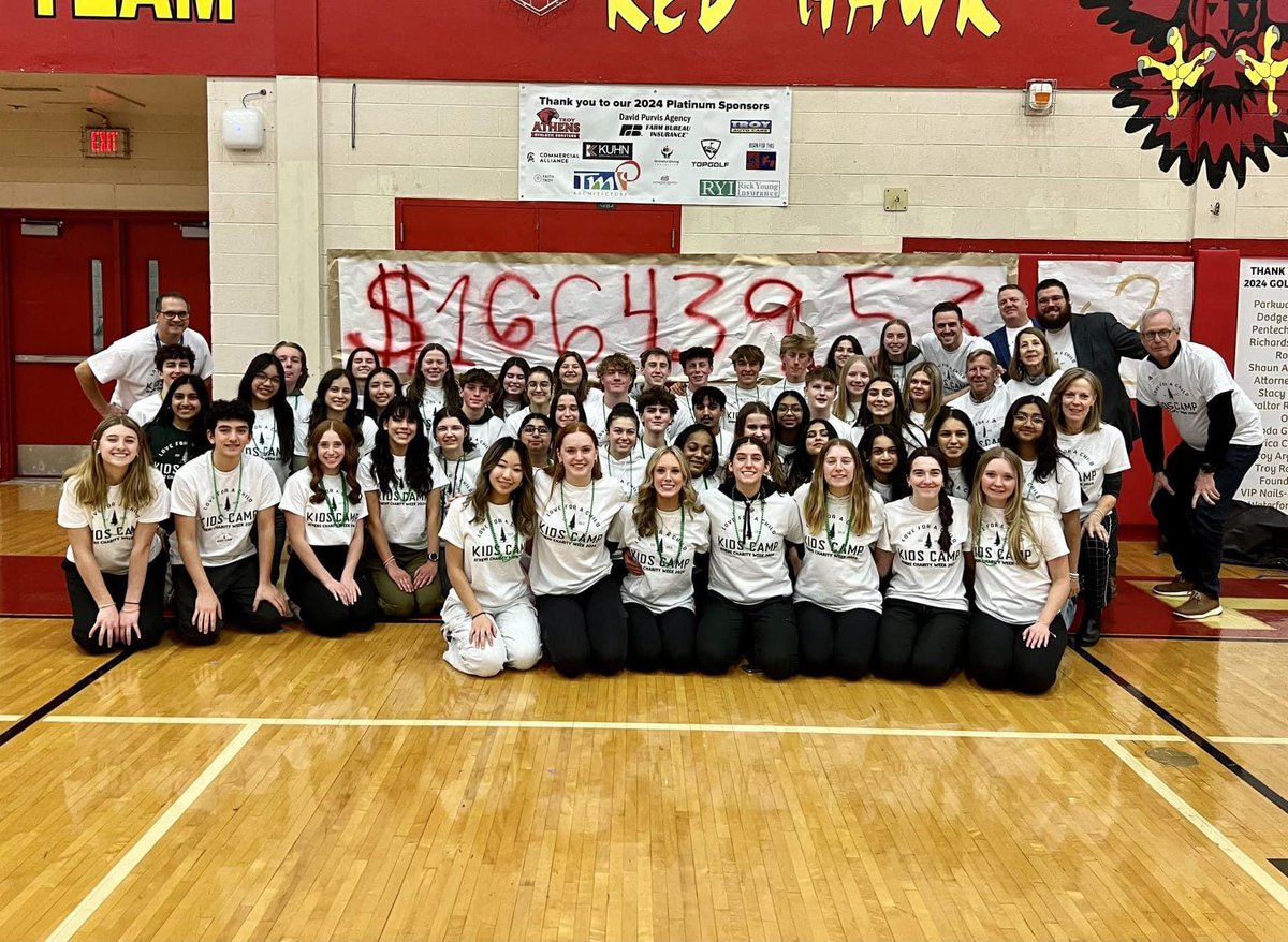 This is what we do:) Super proud to be a part of this of community! 166,439.53 x 2 Go Hawks!