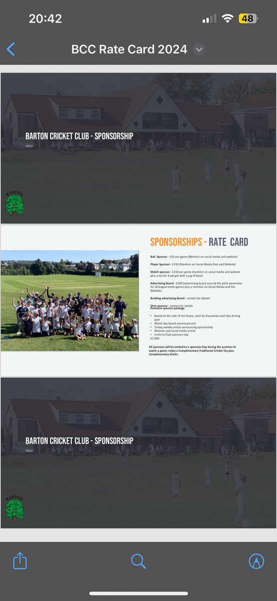 bartoncricket's tweet image. Cricket 🏏 season is fast approaching with that comes fantastic sponsorship opportunities 😍😍 lots of different packages available! Please don’t hesitate to get in touch if your interested 🙌🏻🙌🏻 @swsportsnews @DevonCricket @DevonCricketLge @Torbay_Council @NewsTorbay #Cricket