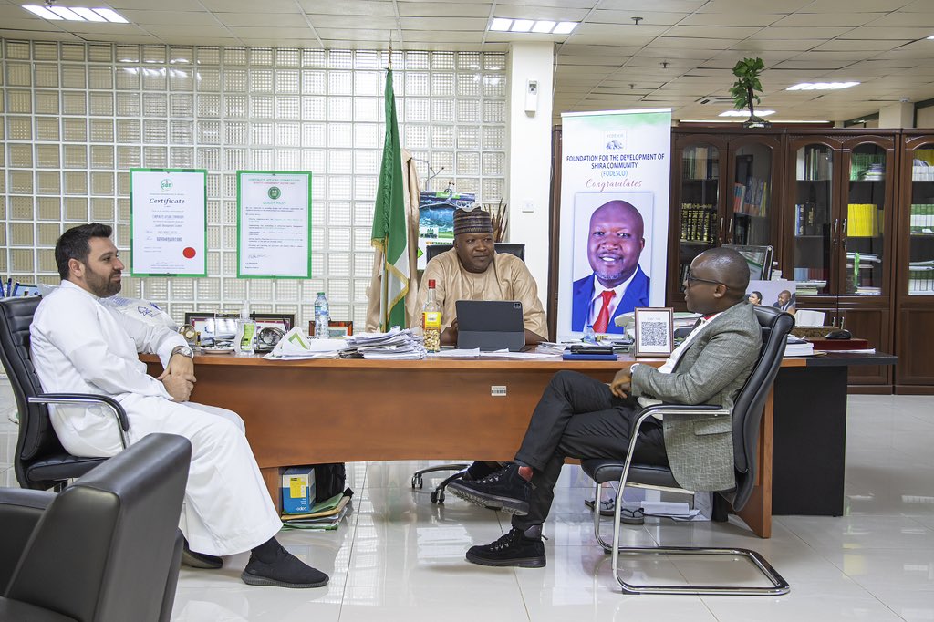 I'm delighted to have welcomed my brothers @whitenigerian and @woye1 to the @cacnigeria1 today. They extended their congratulations on my appointment and offered their well wishes, for which I am grateful. As a Youth, I assured them that I will always uphold the trust bestowed…