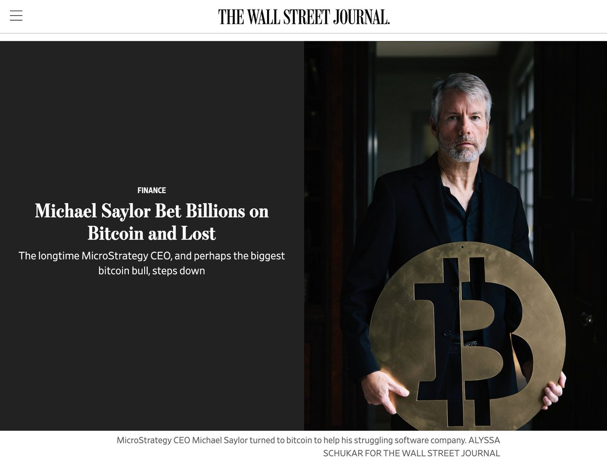 When #Bitcoin was $23,000 The Wall Street Journal said 