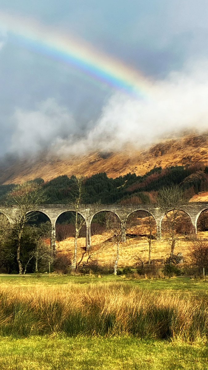 Glenfinnan Viaduct, Scotland looking epic this afternoon