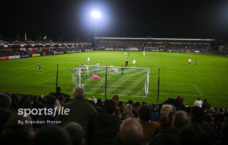⚽️ 

Jack Doherty of Cork City scores his side's first goal during the SSE Airtricity Men's First Division match against Kerry FC at Turner's Cross tonight!

📸 @SportsfileBren 

sportsfile.com/more-images/77…