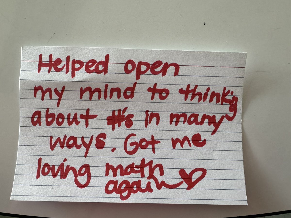 Reflection from teachers after our last professional learning session of the year.  What a great group of teachers in Winchester, VA!