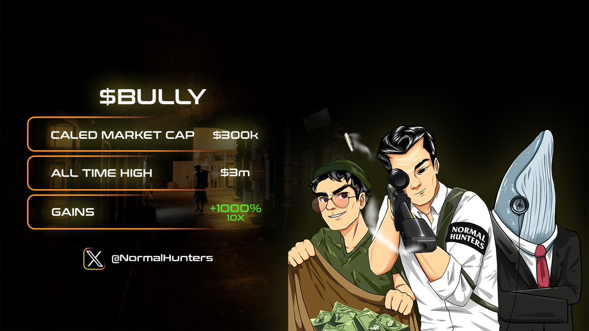 NormalHunters's tweet image. $BULLY $ETH #ERC20
