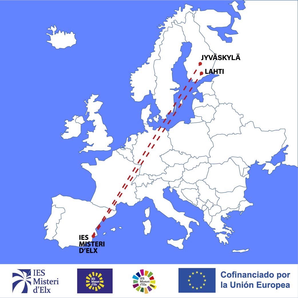 Aquesta setmana hem començat la 2a mobilitat Erasmus+. Els nostres companys Laura Irina i Daniel Cortés són a Jyväskylä (Finlàndia). Allà intercanvien opinions, punts de vista i aprenen noves experiències al centre Schildtin Iukio. Estem segurs que serà una estada profitosa.