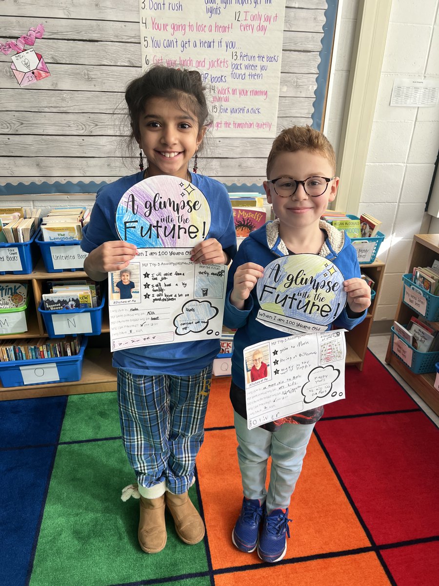 RobergeES's tweet photo. Roberge students enjoyed celebrating the 100th day of school! https://t.co/ObSGawNwmv