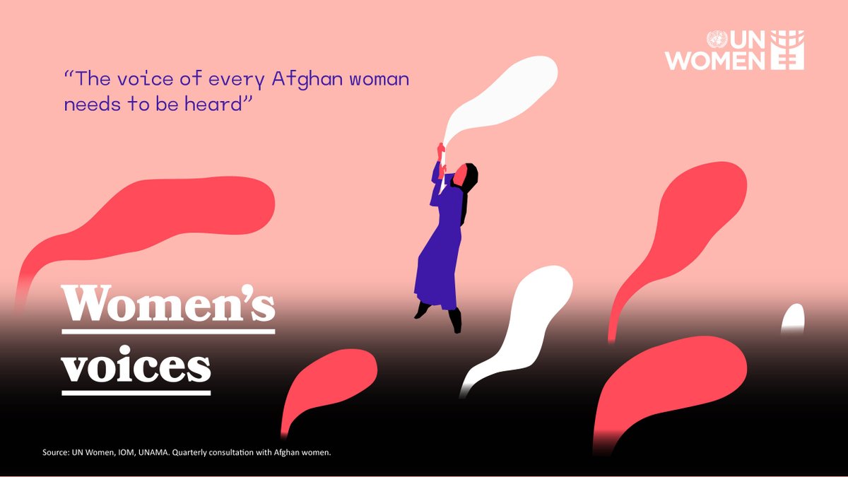 We will never stop amplifying the voices of Afghan women and girls.

With <a href="/UNAMAnews/">UNAMA News</a> &amp; <a href="/IOMAfghanistan/">IOM Afghanistan</a> we continue to ask Afghan women what they hope, what they fear and how decision-makers can support them. 

Our latest report is out.
shorturl.at/fjrGR