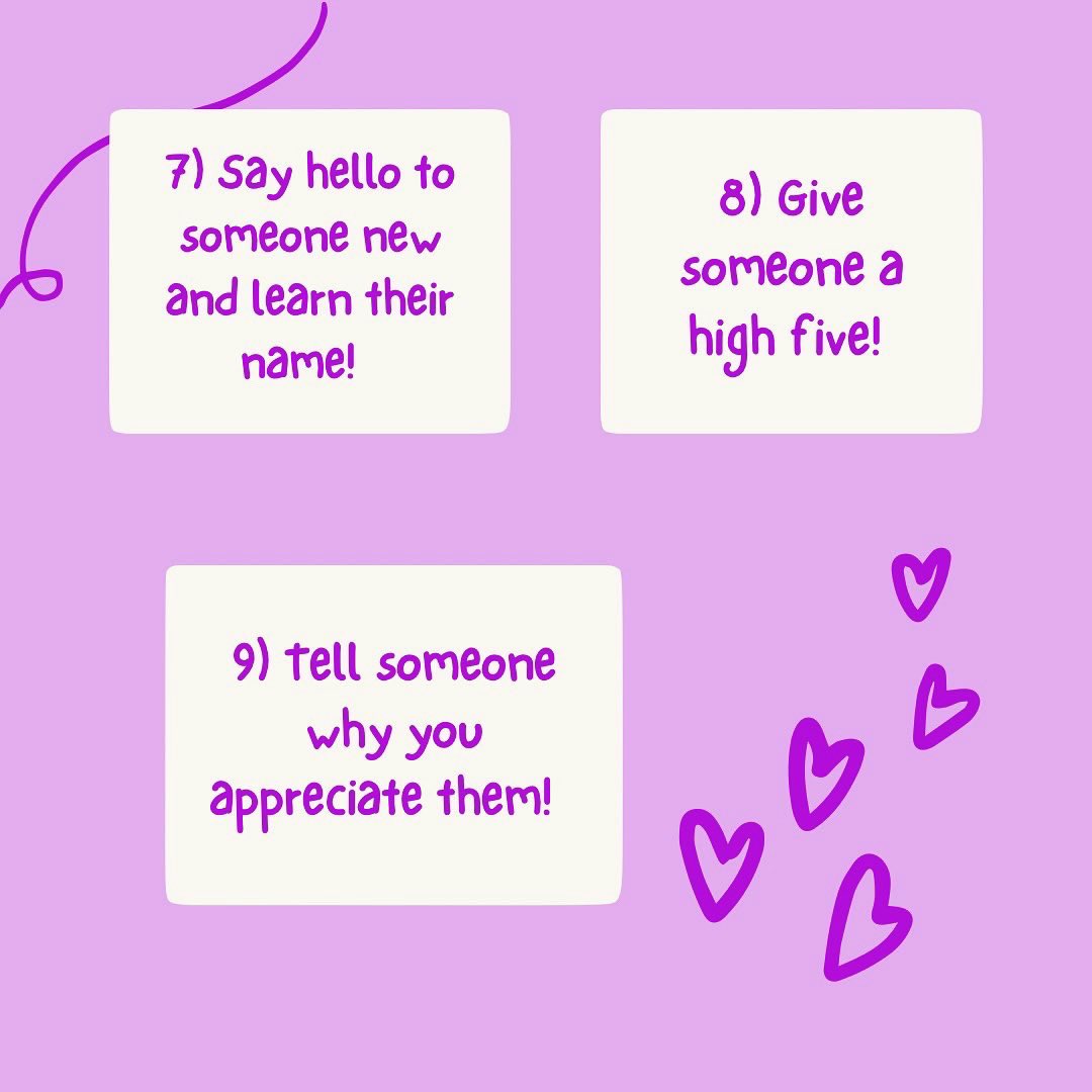 Happy Friday and happy Random Acts of Kindness Week! 💜 Join SHAPE WA in spreading kindness!

We would love to hear how you have already spread kindness this week and/or how you plan to share kindness as the week continues. Let us know in the comments below!