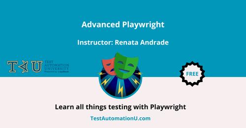 Test Automation University (@testautomationu) on Twitter photo Take Advanced <a href="/playwrightweb/">Playwright</a> with <a href="/raptatinha/">Renata Andrade</a>!
Elevate the maintainability and reusability of your test suite and streamline your test development.
Check it out ⤵️
applitools.info/opj Take Advanced <a href="/playwrightweb/">Playwright</a> with <a href="/raptatinha/">Renata Andrade</a>!
Elevate the maintainability and reusability of your test suite and streamline your test development.
Check it out ⤵️
applitools.info/opj
