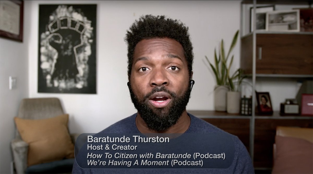 This weekend we revisit an excellent conversation about race in America with writer, activist, comedian, and civic educator, #BaratundeThurston.
Watch now - youtu.be/MKKLlAB5G2U
#HowToCitizen #AmericaOutdoorsPBS