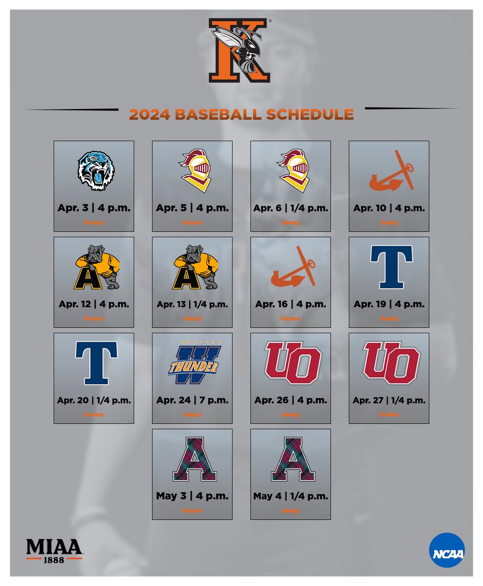 It's officially a week away from opening day! #GoHornets <a href="/kzoobaseball/">Kalamazoo College Baseball</a>
