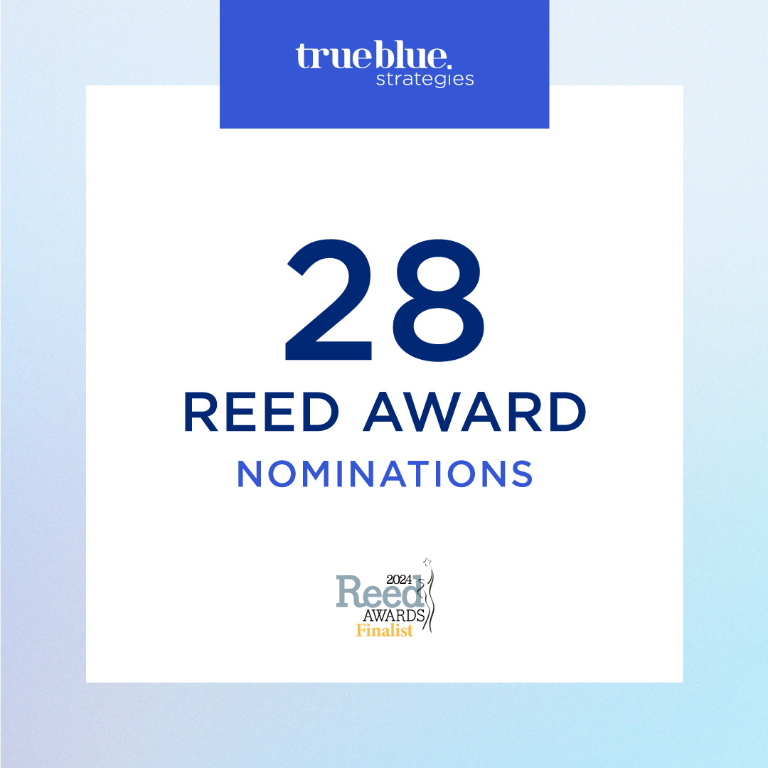 TrueBlueDigital's tweet image. Excited to share that we received 28 @C_and_E Reed Awards nominations this year, including Public Affairs Firm of the Year, Creative Agency of the Year, and Strategic Comms Firm of the Year! 

Awesome news for our team, and big shout out to our amazing partners and clients. 🏆🥂