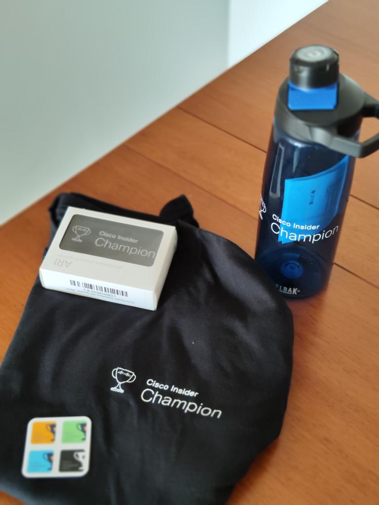 Hello <a href="/CiscoChampion/">Cisco Insider Champion</a> community.

I really appreciate gifts after some time, but all Brazilian never let believers. Great and very happy. 💪👏👊💯

#CiscoChampion #networkengineer #shareknowledge #security #networking