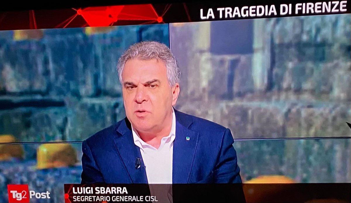 CislNazionale's tweet photo. “Costruire nella corresponsabilità un Piano Nazionale contro infortuni, malattie professionali e morti nei luoghi di lavoro. Molte imprese continuano in questo Paese a considerare la salute e sicurezza come un costo e non invece come un grande investimento. Aziende meno sicure e meno innovative sono anche meno produttive e meno competitive”: #LuigiSbarra a #Tg2Post