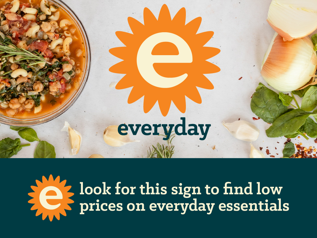 We’re so happy to announce Co-op Everyday, our Every Day Low Price program. The goal of this program is to offer a full-basket range of products at more affordable prices to increase the accessibility of nutritious foods to our community. 

Learn More: sac.coop/everyday