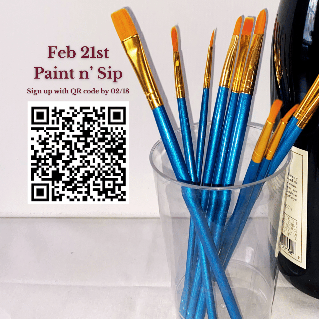 kutztownapts's tweet photo. Expand your artistic skills and build community at our paint and sip event. 

Sign up with the QR code by the 18! We hope to see you there! 🎨

#CollegeLife #CollegeStudents #AdvantagePoint #Kutztown #KutztownUniversity #StudentCommunity #PaintAndSip #Painting https://t.co/s9APNzMPo2