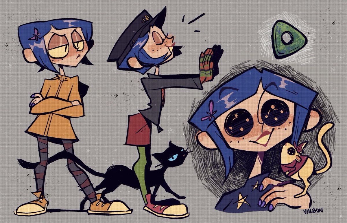 「Coraline  」|Valbun💀のイラスト