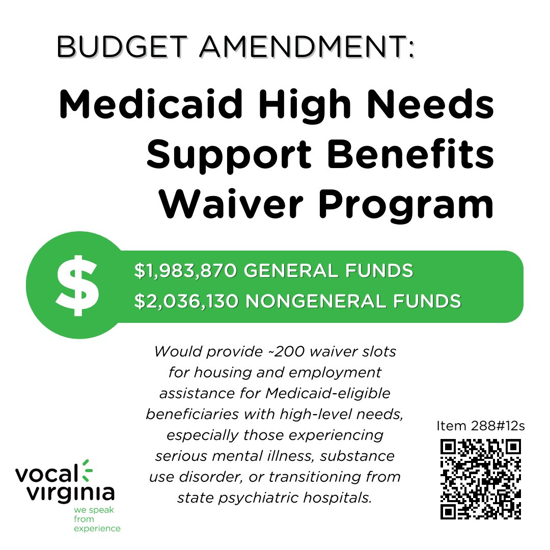 VocalVirginia's tweet photo. Contact your representatives in support of Senator Deed’s Budget Amendment item 288#12s https://t.co/s27CfVbyBo https://t.co/9Jmqvj2UYW