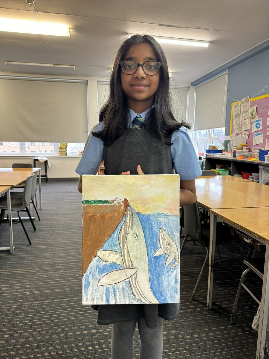 Look at this wonderful portrait that JS from P5 has drawn and painted! Such an amazing talent 🎨🖌️ #widerachievement