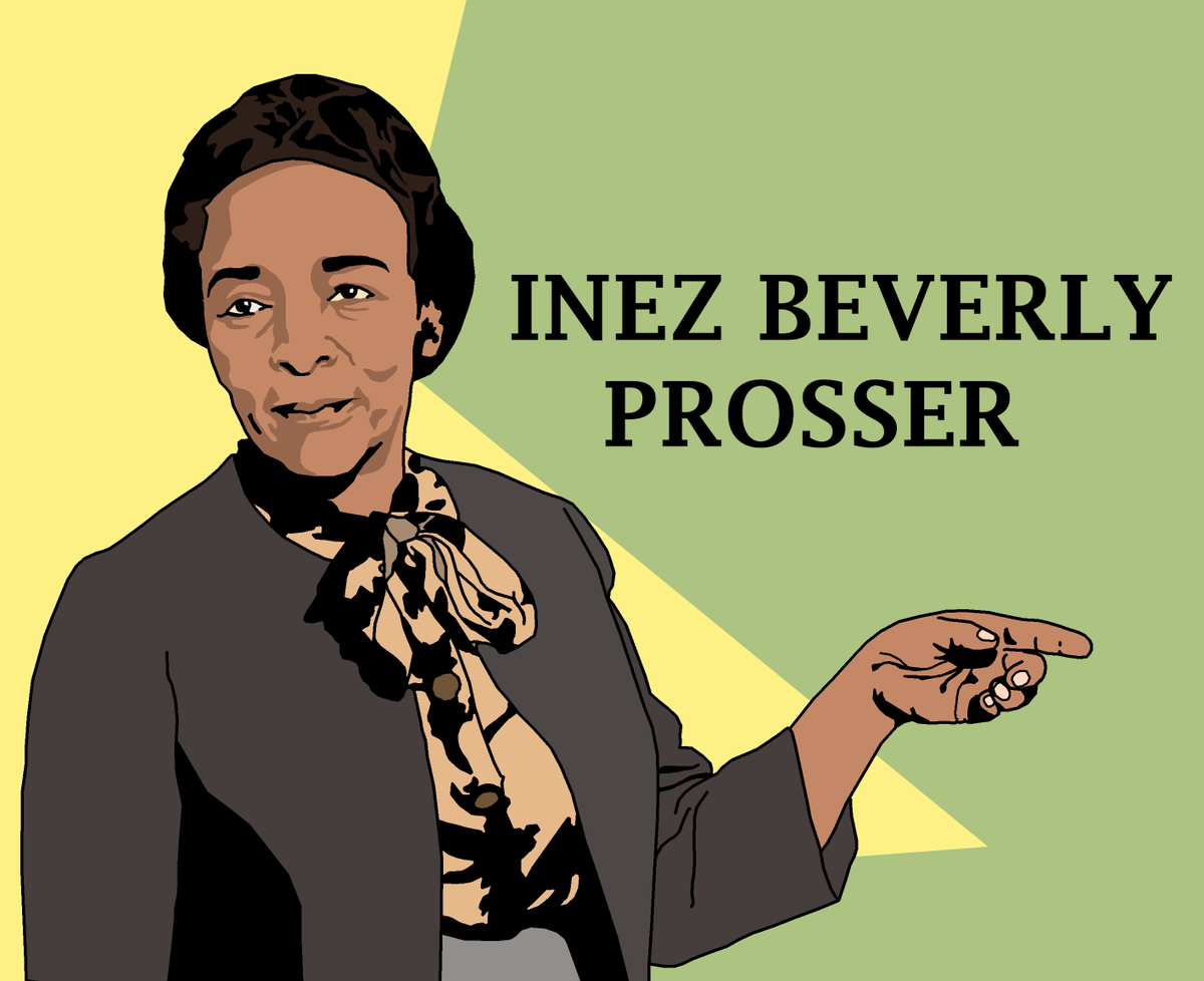 Inez Beverly Prosser was a psychologist, teacher and school administrator. She is often regarded as the first African-American female to receive a Ph.D. in psychology. 
#BlackHistoryMonth