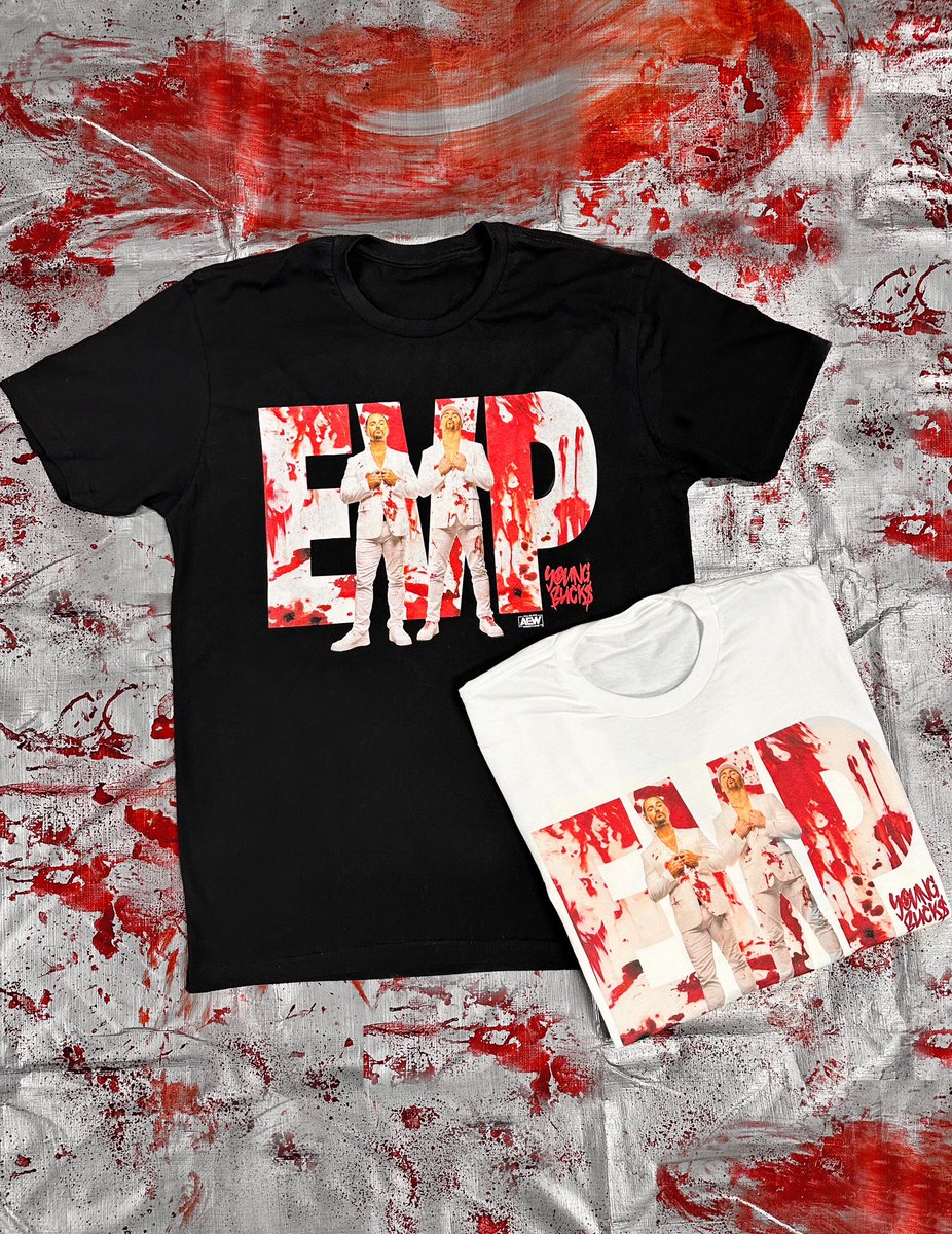 PWTees's tweet image. Blood is thicker than water.🩸 

Black Tee: pwtees.co/3SGhfH1
White Tee: pwtees.co/3wl3iXA

#pwtees #prowrestlingtees #youngbucks #aew #allelitewrestling #evp