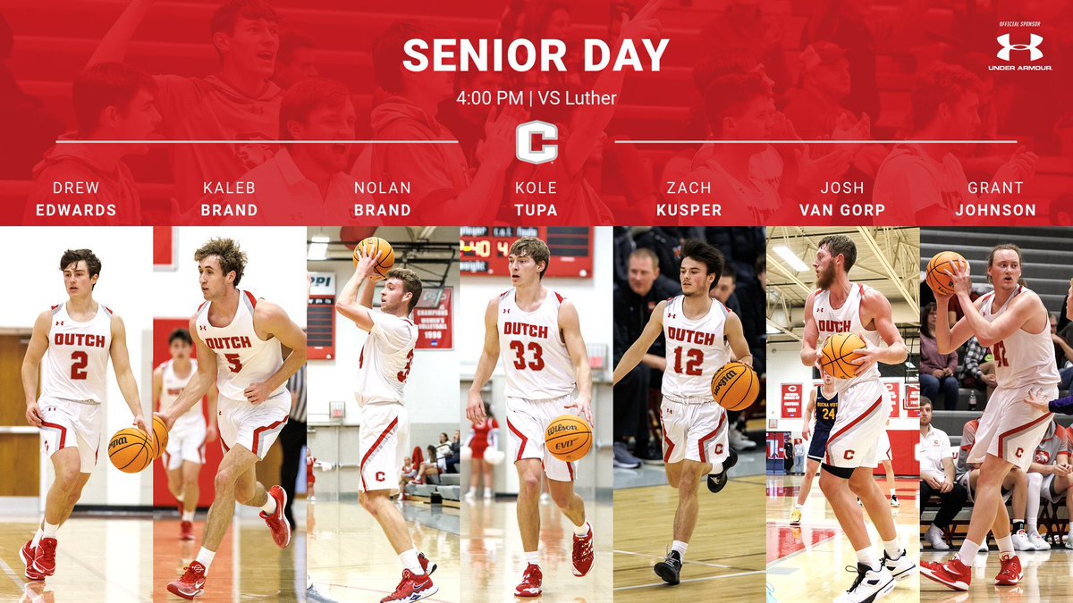 Come help us honor this really special group of guys tomorrow at 4:00 for Senior Day!