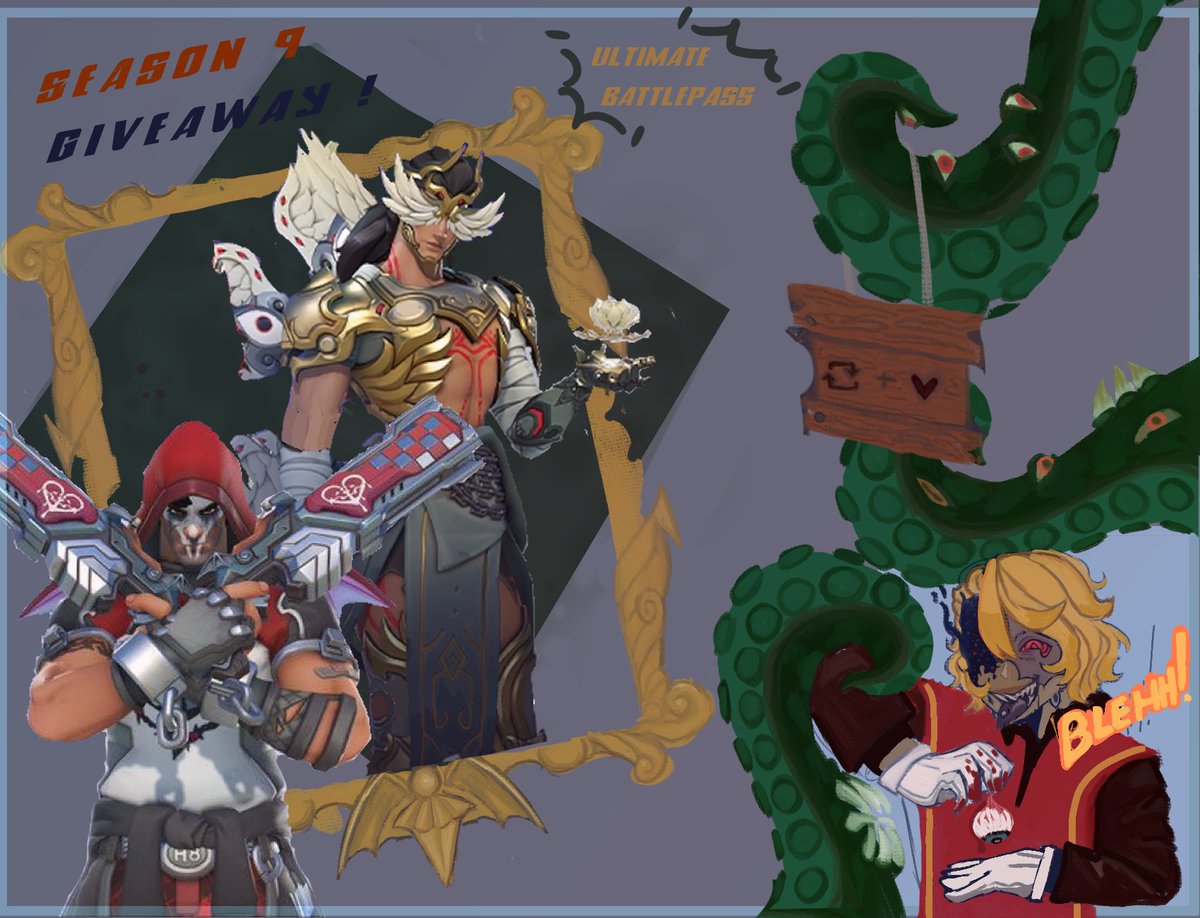 WarnTV's tweet image. OVERWATCH SEASON 9 *ULTIMATE* BATTLE PASS BUNDLE + EBOY REAPER BUNDLE GIVEAWAY

🖤 Follow @WarnTV
👼 Like/Retweet to Enter!