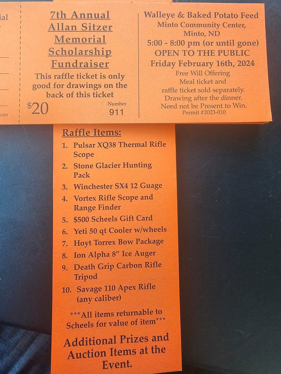 Headed to a good ol’ fashioned fish fry tonight with an awesome set of raffle prizes 🎣 DM me by 5pm CST on 2/16 if you want any tickets!