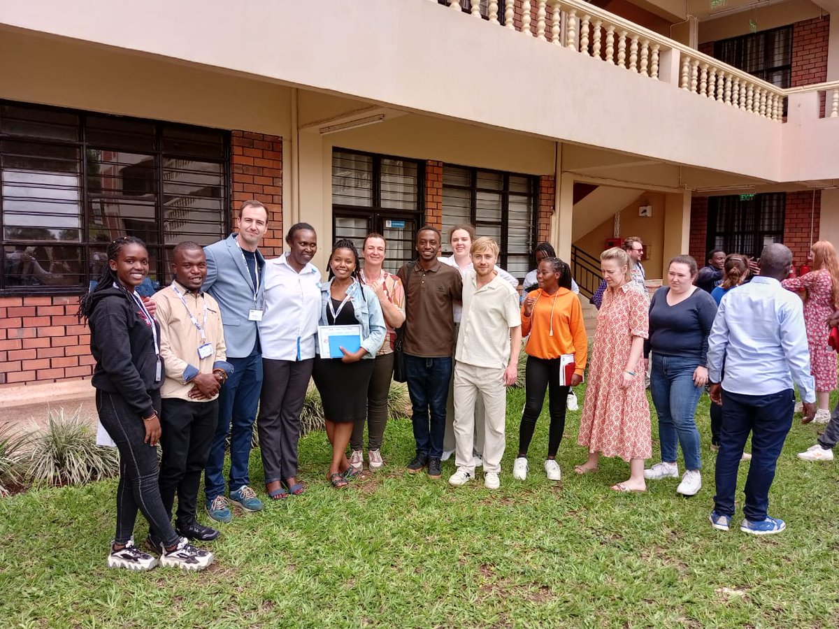 The students from @viveshogeschool completed two weeks internship in Rwanda and were hosted by the @ur_sonm in the framework of exchange program between the @Uni_Rwanda and @viveshogeschool. This was an enriching experience for students from both Universities.