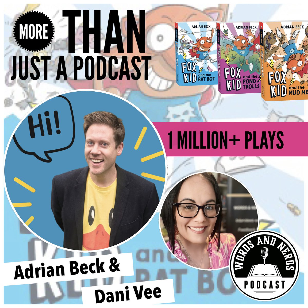 Adrian Beck and Dani Vee chat about Adrian’s brand new series FOX KID! Adrian discusses the importance of literacy and how this series helps young readers improve their literacy through decodable books. Listen NOW! on.soundcloud.com/4ZC7v2CMbenxC7…