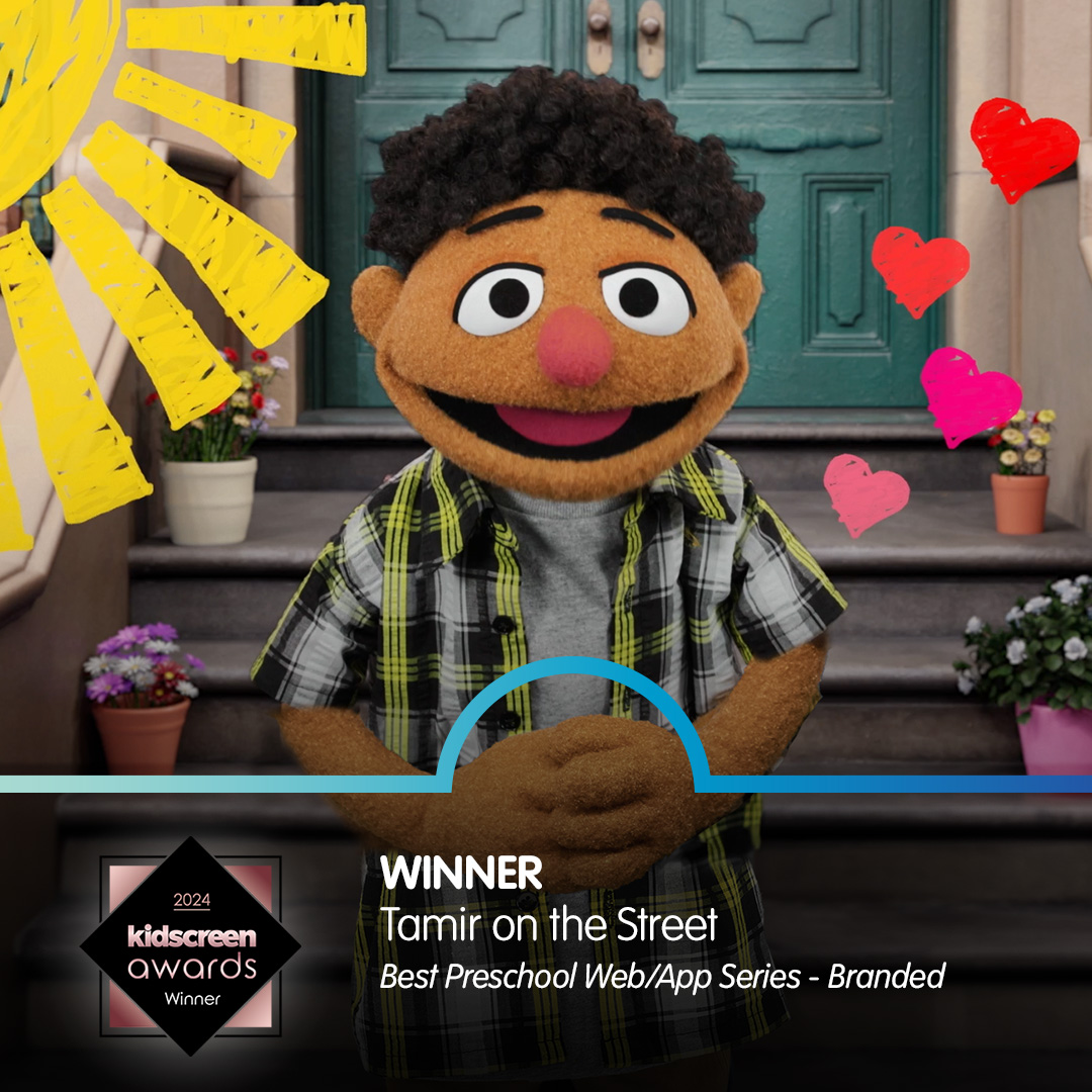 SesameWorkshop's tweet image. Sesame Workshop is proud to have been honored with five #Kidscreen awards this year. Thank you, @kidscreen, for recognizing the work we do to help children everywhere grow smarter, stronger, and kinder.