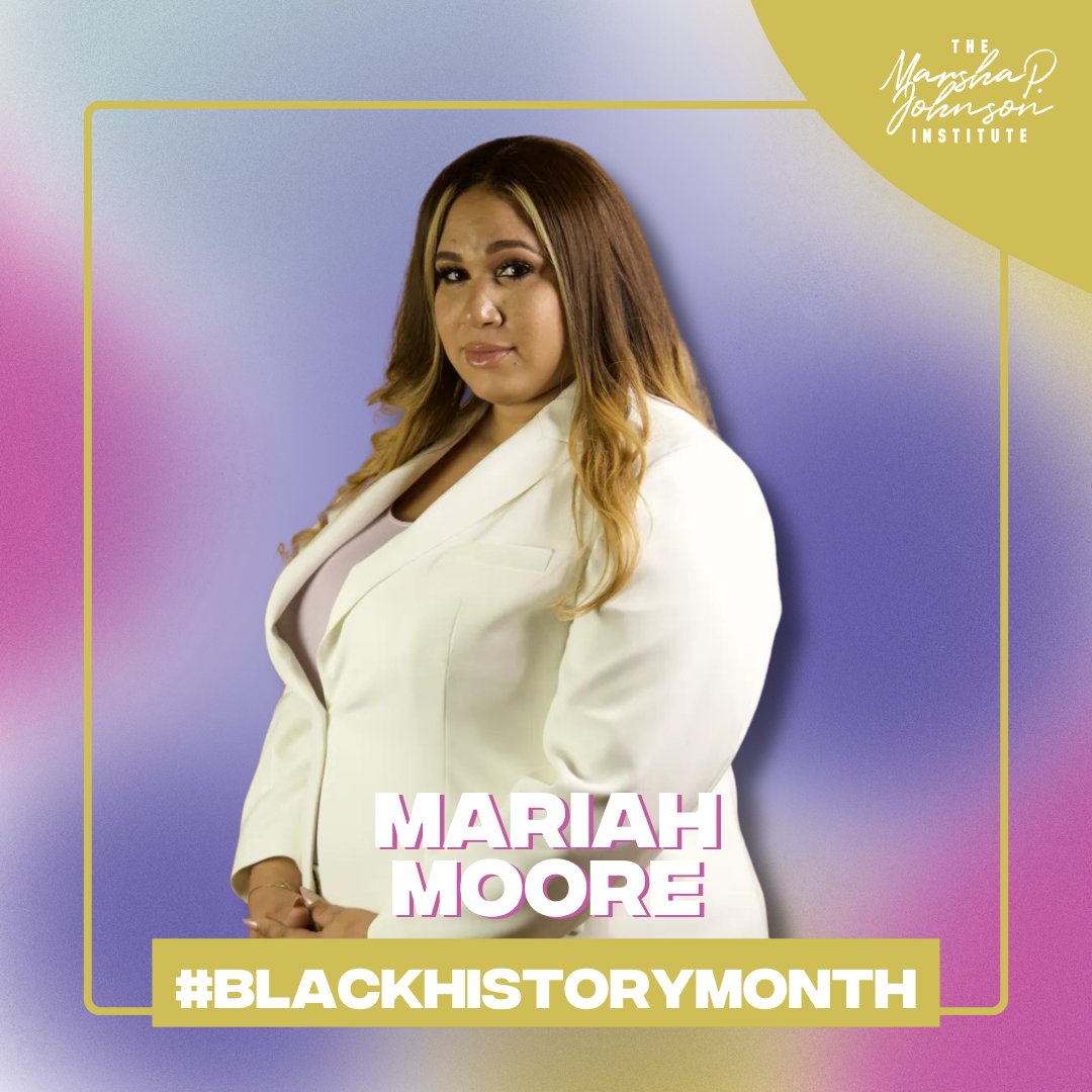 Today, we spotlight Mariah Moore, an activist and community organizer dedicated to advancing transgender rights and racial justice. Through her unwavering commitment, Mariah amplifies the urgent need for inclusive policies that uplift our community. #BlackHistoryMonth