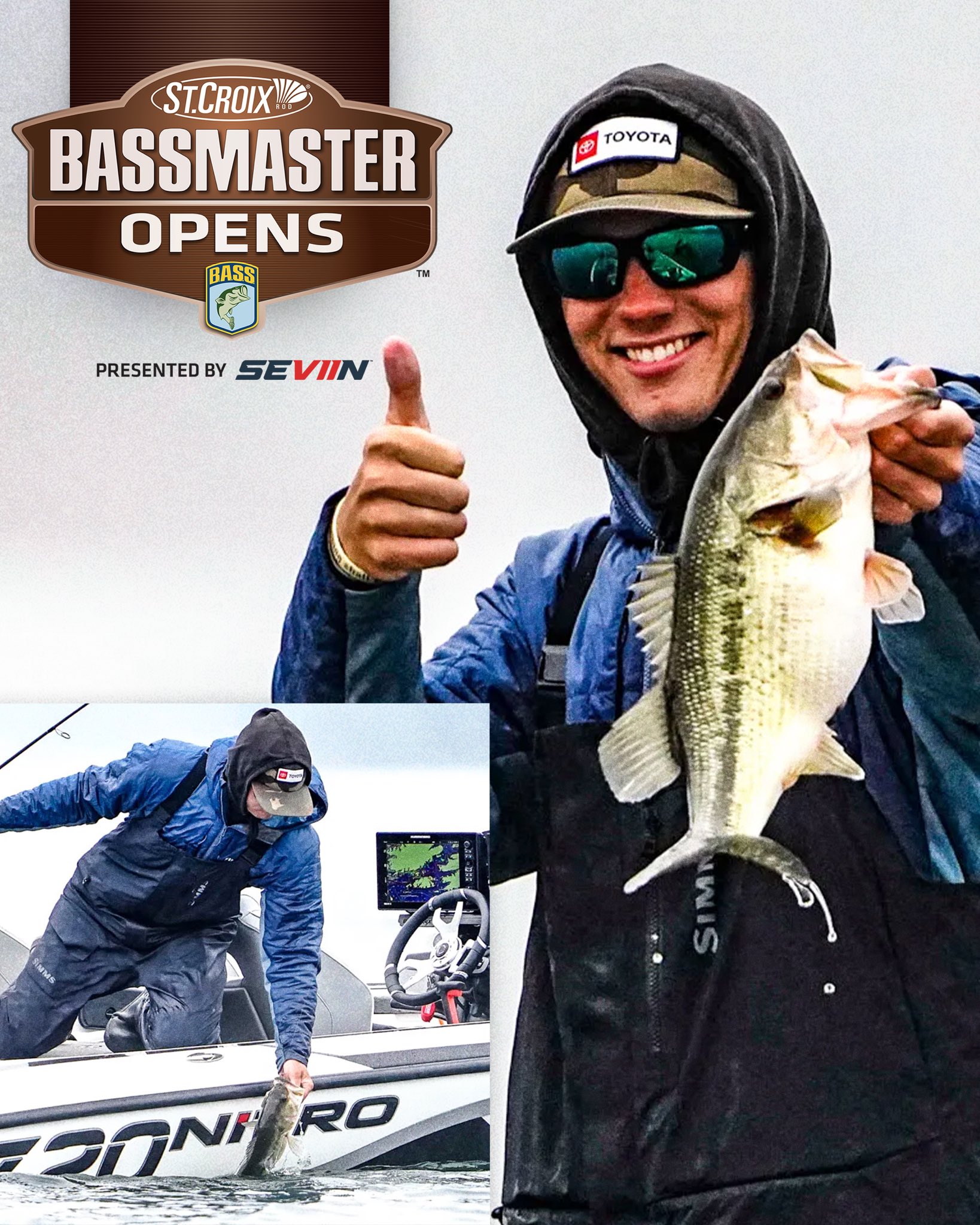 Bassmaster on X: Tune in NOW on  for Day