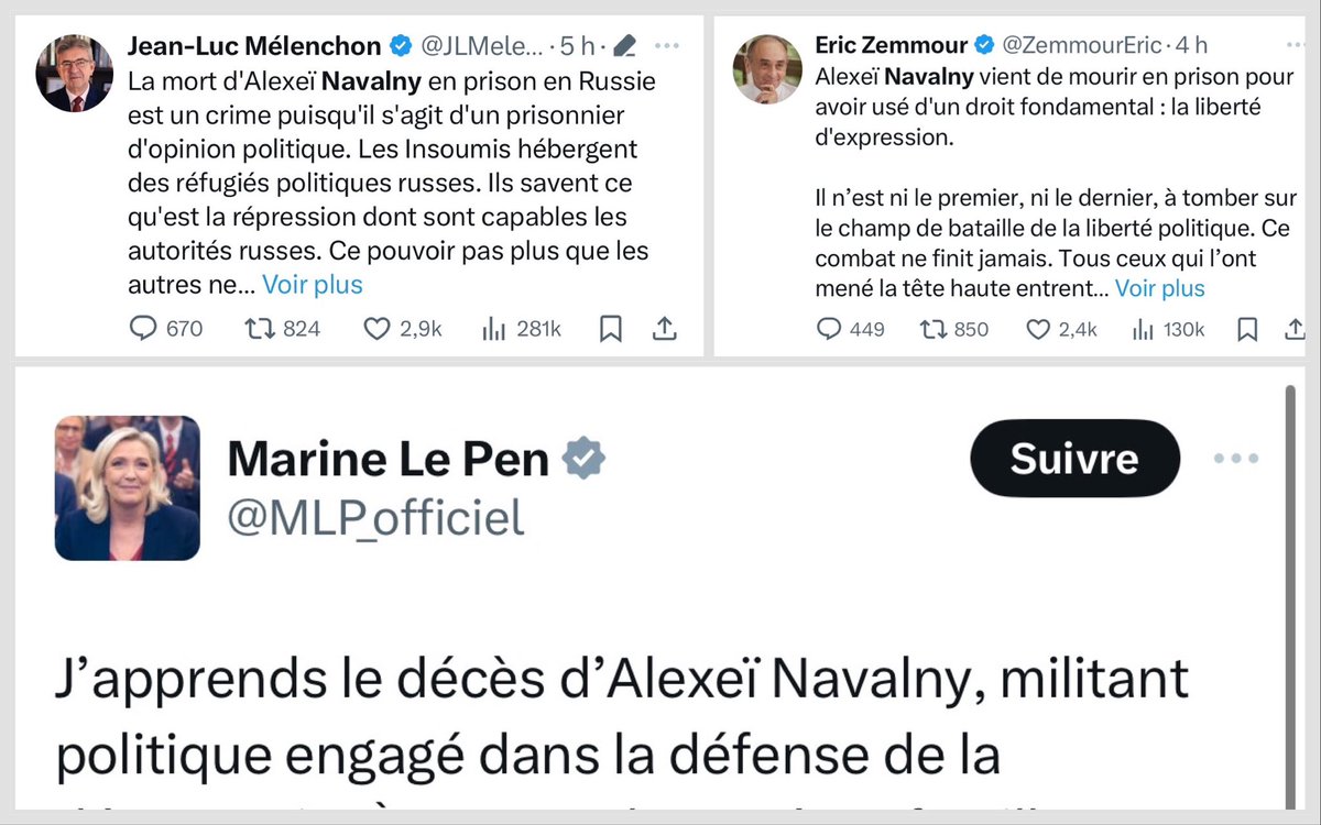 Ce soir le bal des faux-culs de la maison Poutine affiche complet. 
#Navalny