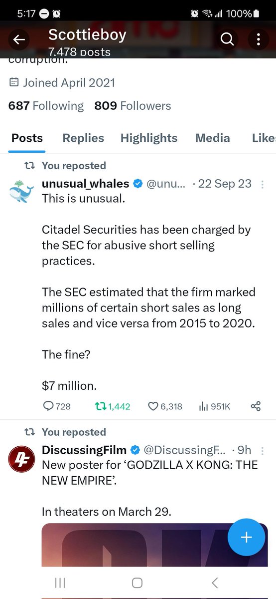 ScottFe03434494's tweet photo. @elonmusk @Brick_Suit What about X Censorship of "MEMESTOCK" content and censoring the exposing of the corruption from wallstreet hedgefunds that are abusing / manipulating stocks like #AMC and #GME ?
Why is X removing LIKES from posts like @unusual_whales @CEOAdam and @ryancohen ?
#NOTFREESPEECH ! https://t.co/QG3fWttzDJ