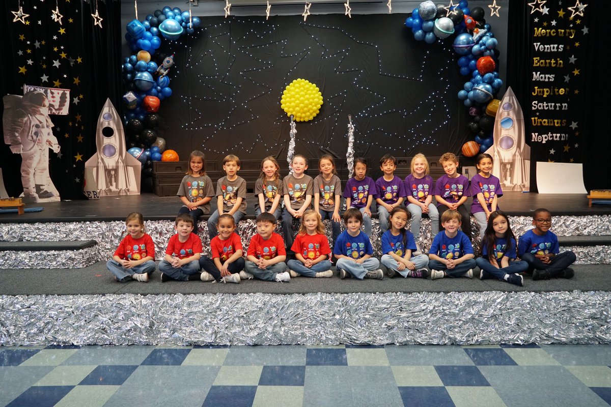 TMSmustangs's tweet photo. Enjoy these photos from Ms. Cleland’s first grade program, where her students share about outer space! Click the link to watch the complete program. It’s out of this world! 🌎 🪐✨
#tms #themeadowsschool #classprogram
https://t.co/guZwhN1xbm https://t.co/8TgDsqaoMT
