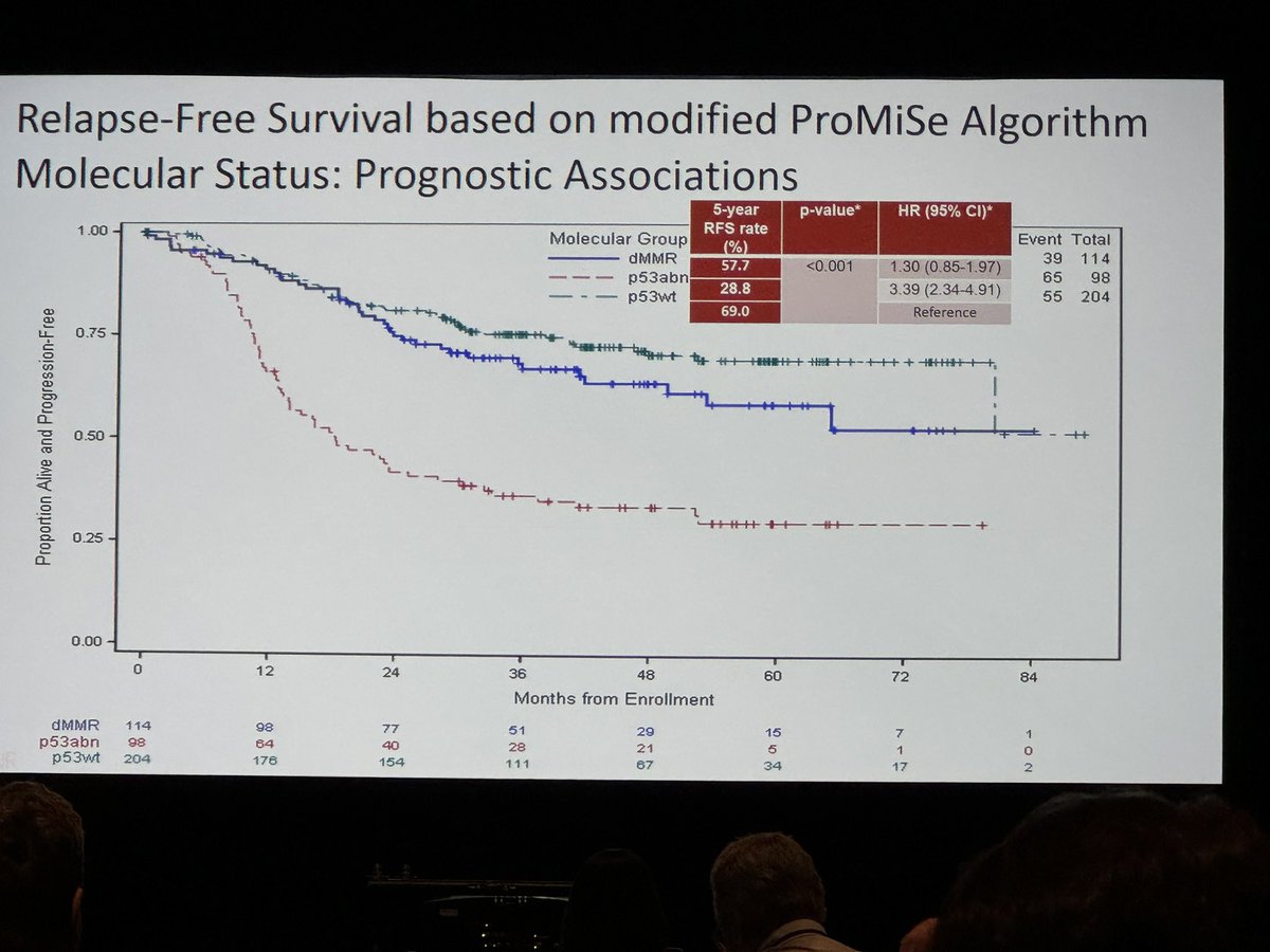 KrishanJethwa's tweet photo. 🚨🚨🚨

Secondary analysis of GOG 258 suggests p53 status may be predictive (Yes! Not just prognostic) of response for advanced endometrial cancer

p53 WT associated with improved RFS when treated with chemotherapy + RT vs chemo alone. 
@NRGonc https://t.co/GjPtMvcJW6