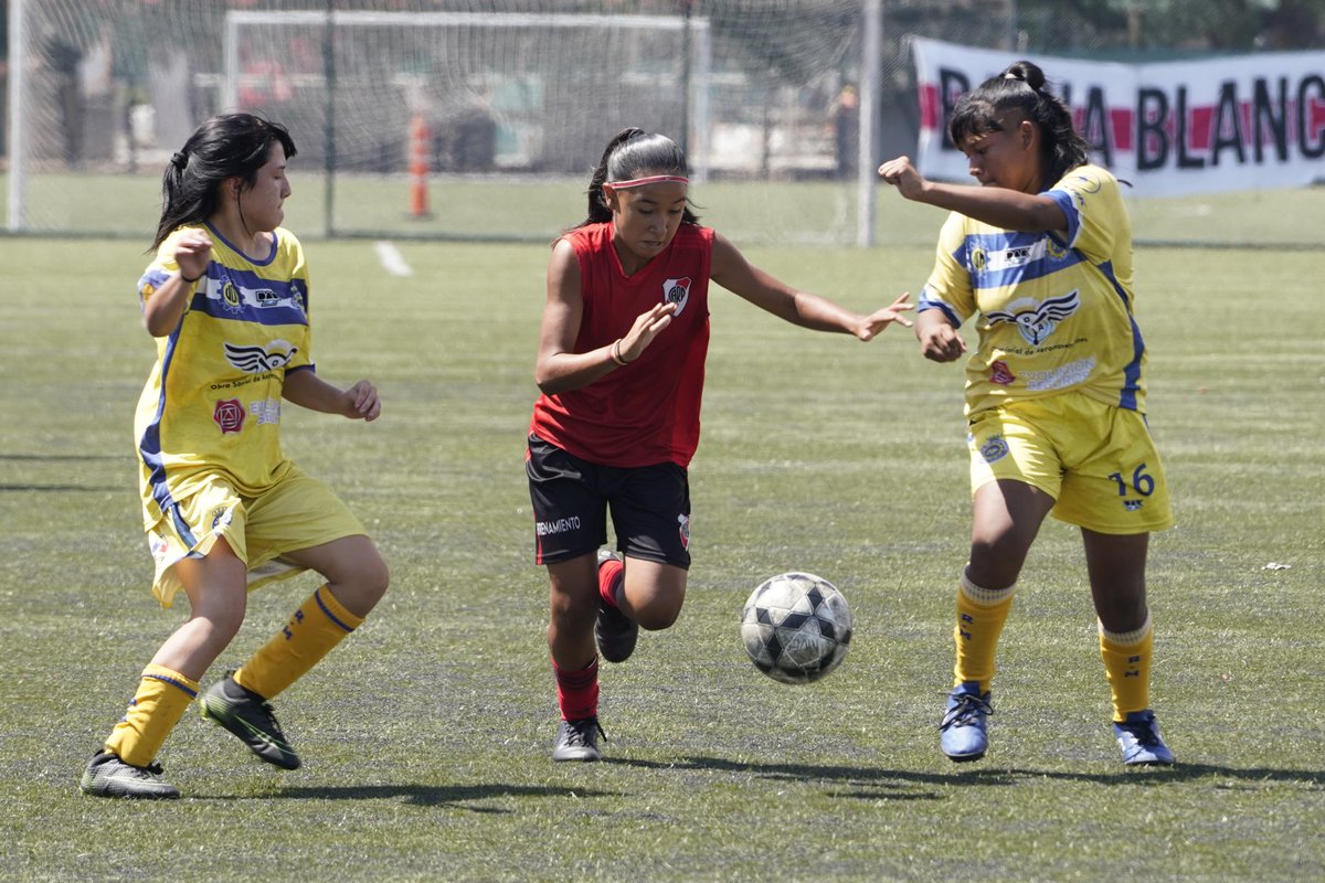 RiverPlateFem's tweet photo. ⚽️🐣 𝐉𝐨𝐫𝐧𝐚𝐝𝐚 𝐝𝐞 𝐚𝐦𝐢𝐬𝐭𝐨𝐬𝐨𝐬 para las categorías formativas

Sub 12, Sub 14 y Sub 16 disputaron hoy un amistoso frente a Real Metalúrgico en la cancha Auxiliar de Mâs Monumental ❤️ https://t.co/vfFATQ8zjk