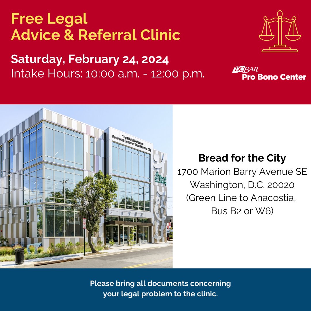 D.C. Bar Pro Bono Center tweet media