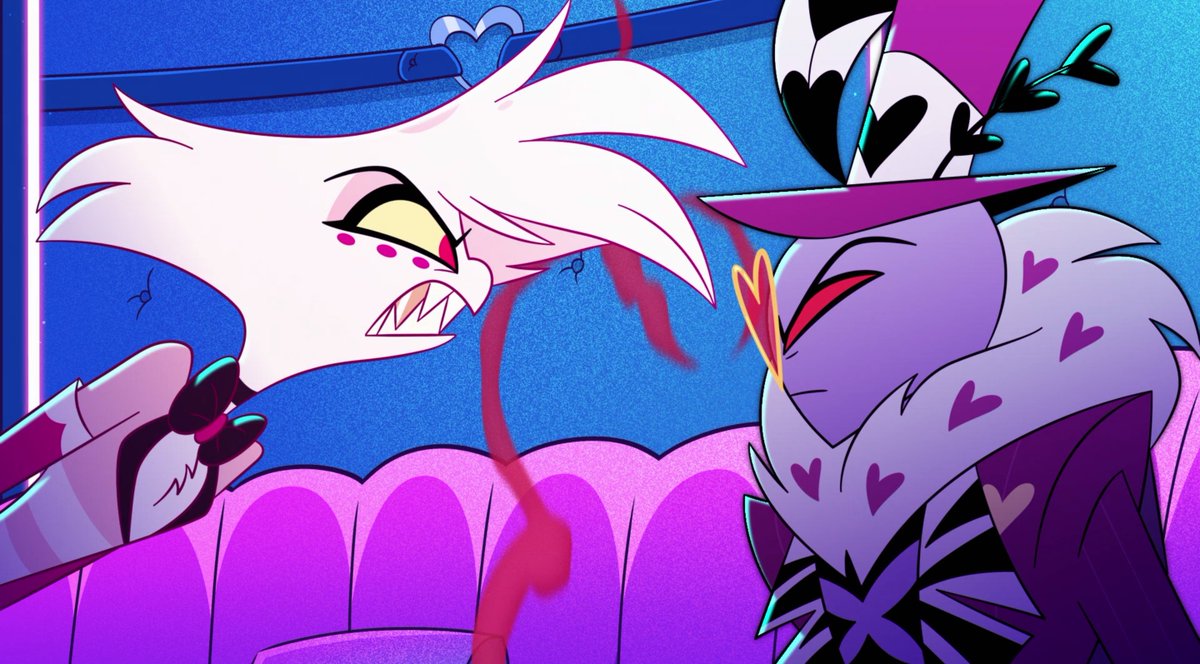 Thinking about how Angel wanted to tell Val to fuck off so badly