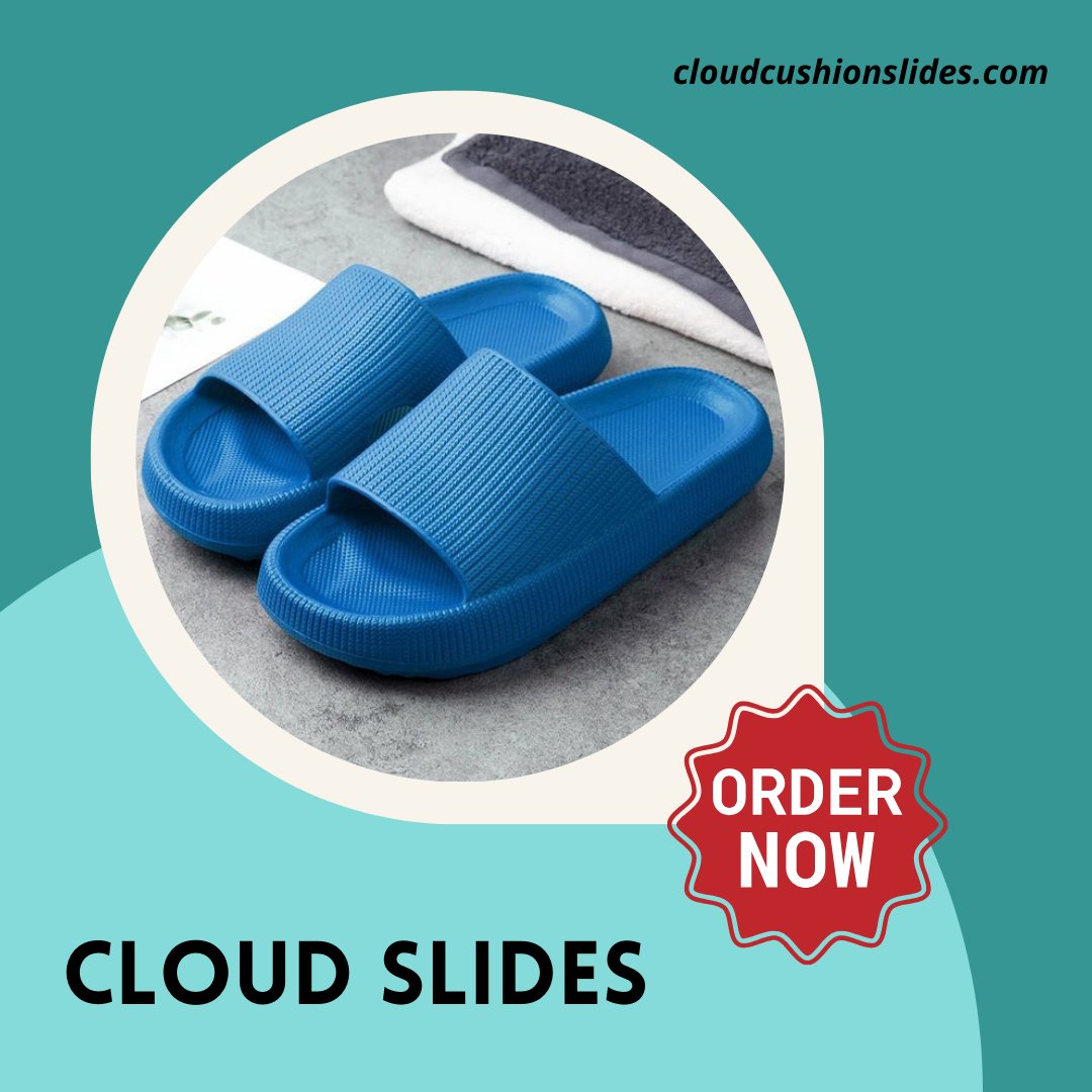 Experience walking on clouds with our Cloud Slides! ☁️👣 These ultra-comfortable slides are designed to provide plush cushioning and support with every step. 
Shop Now: cloudcushionslides.com/products/cloud…
#CloudCushionSlides #cloudslides #shopnow #getthelook #comfortablestyle