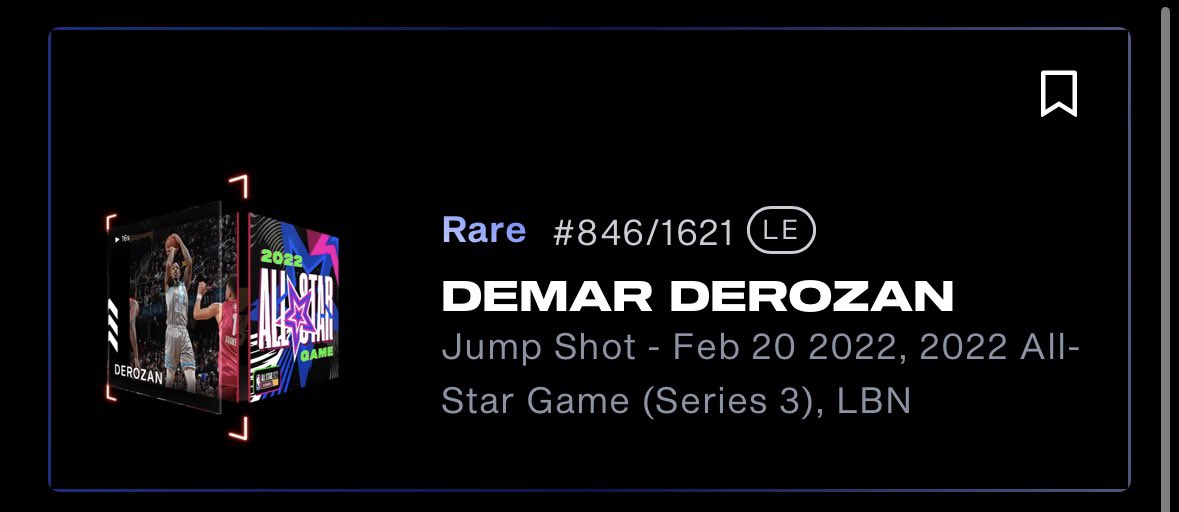 🚨 It’s ALL STAR break so let’s make this a double giveaway! 🚨 

2 moments ⭐️ 2 winners! ⭐️

1st name picked wins a Jordan Clarkson RARE! 🔥

2nd wins a DeMar DeRozan RARE! 👀

Retweet 🔁 &amp; follow ➕ to be entered 

Giveaway ends 02/19 @ 4:00pm EST