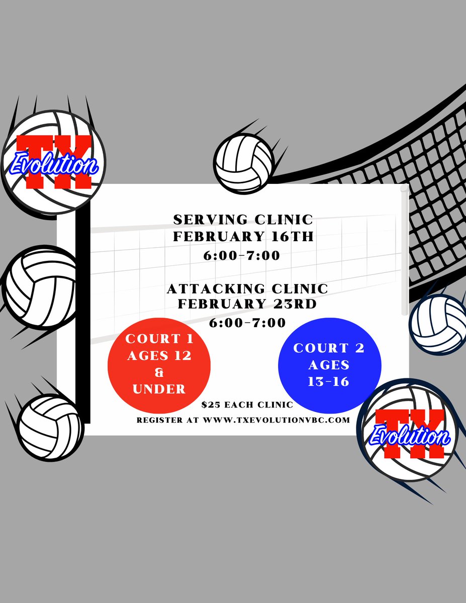 Texas Evolution Volleyball tweet media