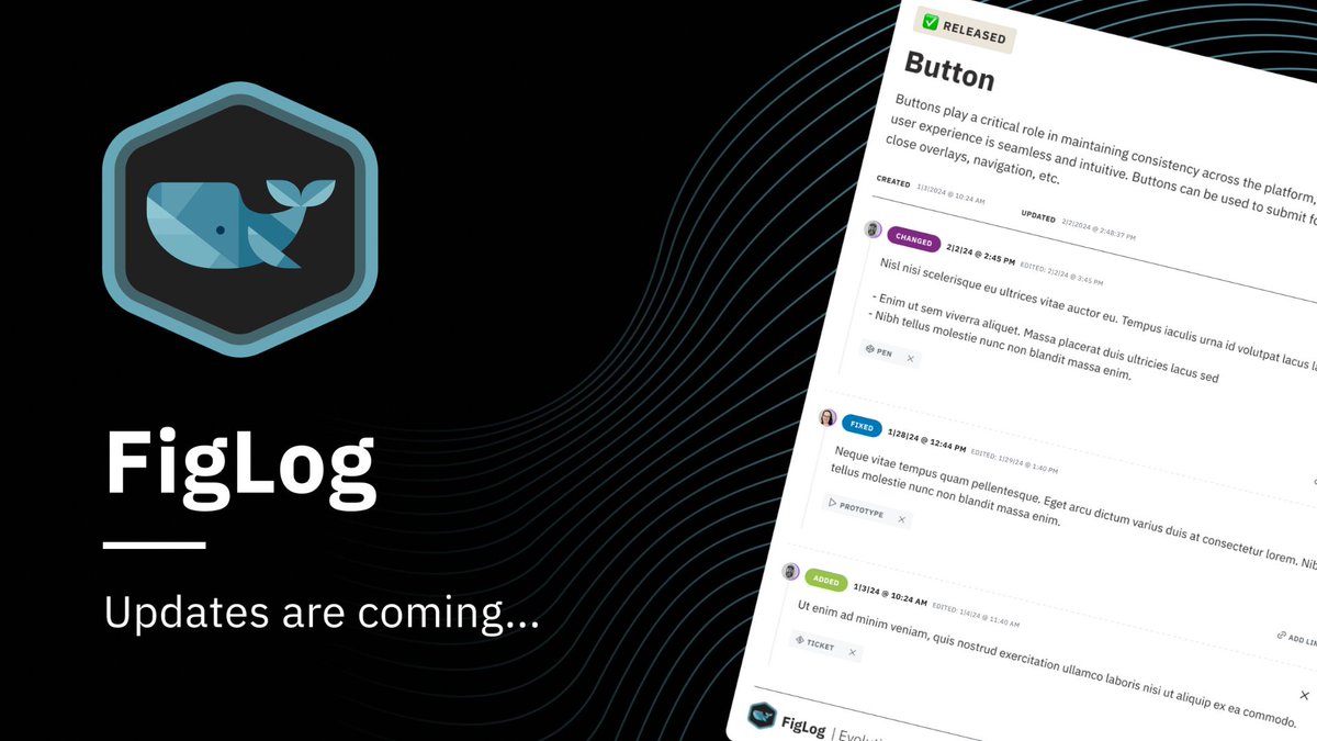 nearform_os's tweet photo. 1.8K+ @figma users are already using #figlog! New features coming next week….🐋
#Figma #OpenSource #DesignCollaboration #CommunityDriven #FigLog #nearform https://t.co/s1ZvhpqqyS