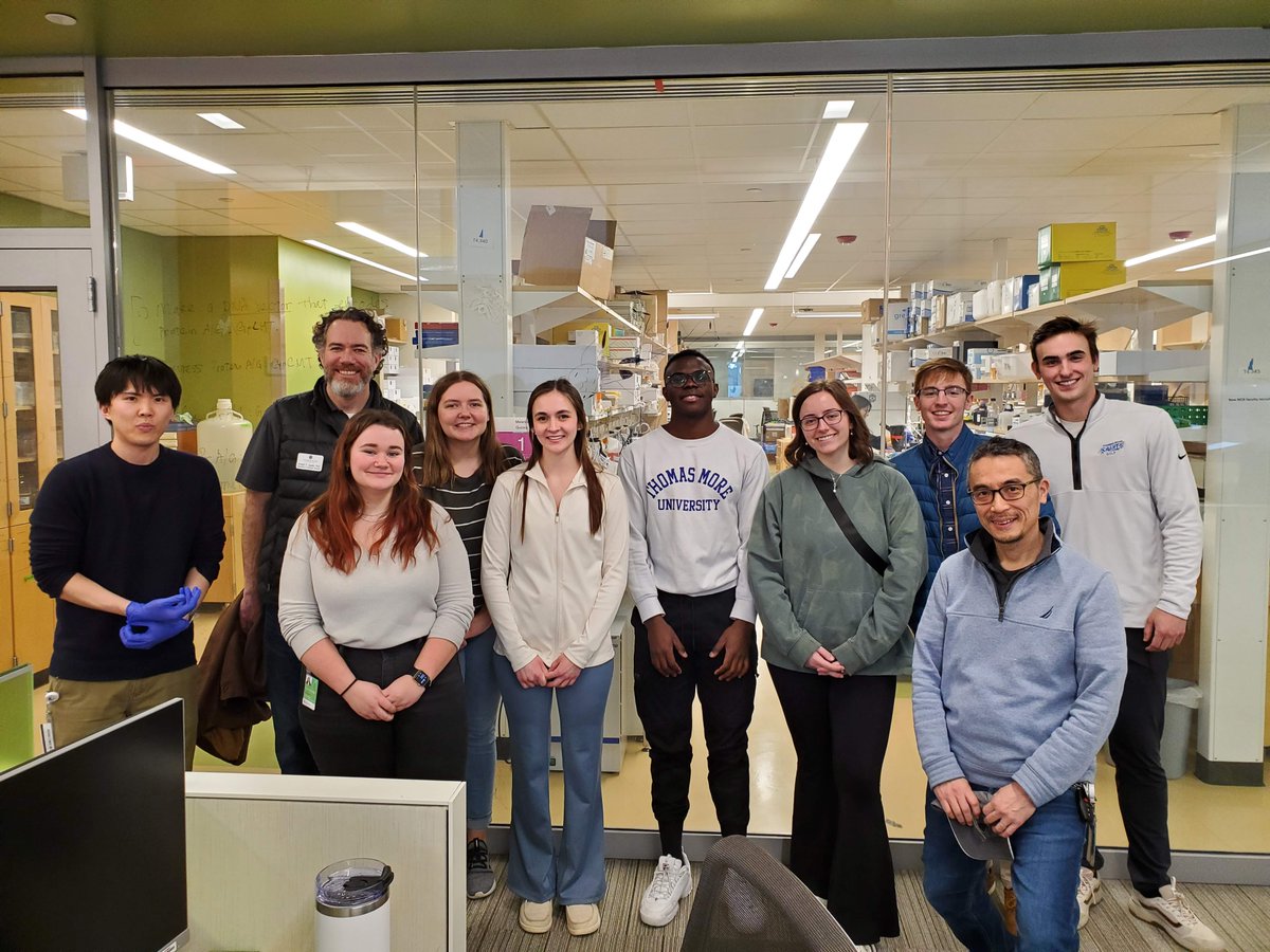 Ikegami lab (@ikegamilab) on Twitter photo Undergrads from <a href="/ThomasMoreKY/">Thomas More University</a> visited <a href="/IkegamiLab/">Ikegami lab</a>, <a href="/catmak/">Cassandra McRae</a> lab, and <a href="/YutzeyLab/">YutzeyLab</a> today to explore research at <a href="/CincyChildrens/">Cincinnati Children's</a>! Thanks for visiting us! Undergrads from <a href="/ThomasMoreKY/">Thomas More University</a> visited <a href="/IkegamiLab/">Ikegami lab</a>, <a href="/catmak/">Cassandra McRae</a> lab, and <a href="/YutzeyLab/">YutzeyLab</a> today to explore research at <a href="/CincyChildrens/">Cincinnati Children's</a>! Thanks for visiting us!