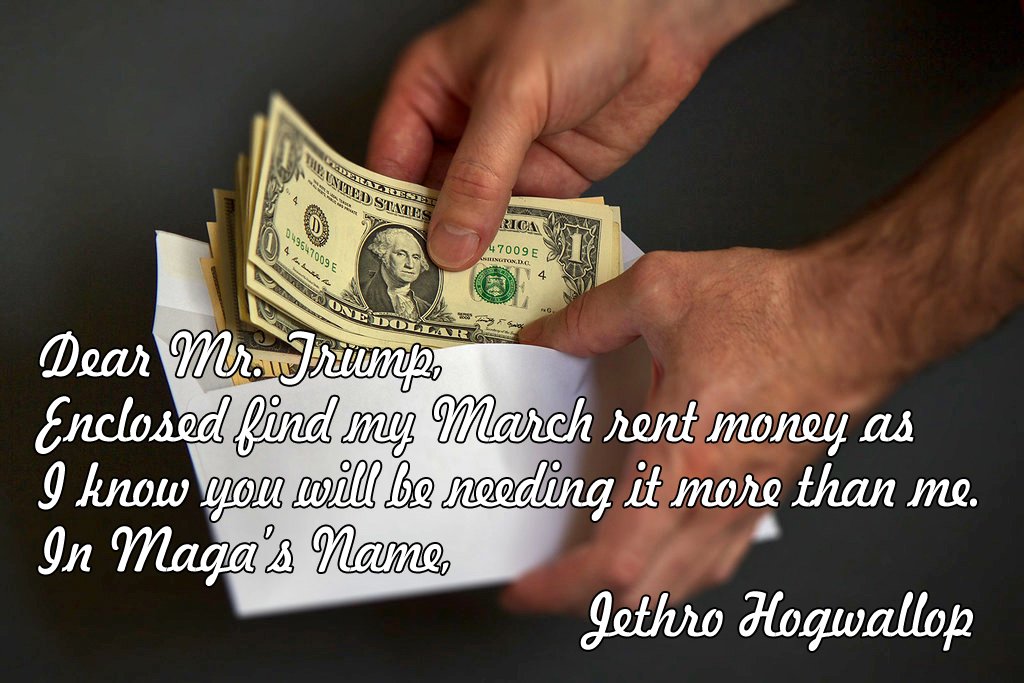 TheHausWorking's tweet photo. It’s a call to arms MAGA! Herr Donald the Billionaire needs your help!!
#MagaMoney #AGriftersGottaGrift #ALottaHatsToSell https://t.co/8CWFjsB1ym