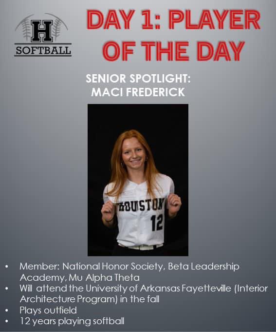 WinningSoftball's tweet photo. Houston Softball 2024 Meet the Players 🖤 Senior Maci Frederick #12 #sgod #wearehouston https://t.co/uwGJAvPCeF